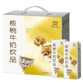 猫超5元券好去处# 辉山 核桃牛奶饮品 250ml*12盒 20.8元包邮(25.8-5券)