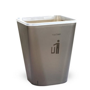 澧品 大号磨砂带压圈垃圾桶12L 13.9元包邮(28.9-15券)