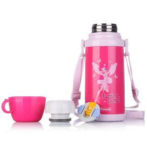 孔雀 儿童保温杯 粉色580ml  99元包邮