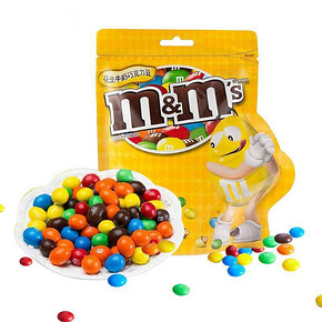 德芙 M&M 巧克力都 花生彩豆 分享装 160g 0.01元