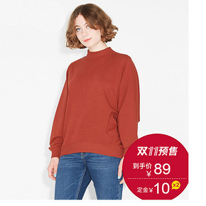 双11预售# MONKI polo领口轻盈卫衣 89元(定金10+尾款79)