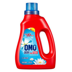 奥妙 净蓝全效水清莲香深层洁净洗衣液 1kg 9.9元