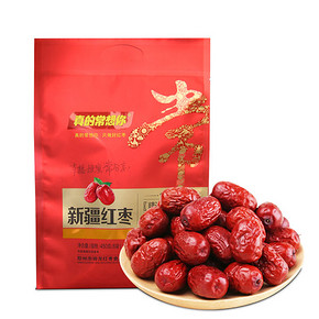 真的常想你 新疆若羌免洗红枣450g 9.9元包邮(24.9-15券)