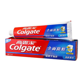 高露洁 全面防蛀清新牙膏 250g 折7.7元(14.9，199-100)