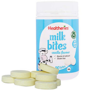 Healtheries 贺寿利 牛奶片 香草味 50片 44.3元(39+5.3)