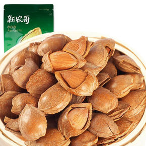 新农哥 坚果休闲零食 硬壳杏仁 200g 折9.9元(买3免1)