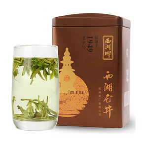 秒杀预告# 西湖牌 雨前一级西湖龙井 50g 20点 1元包邮