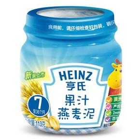 Heinz 亨氏 果汁燕麦泥 113g 1元