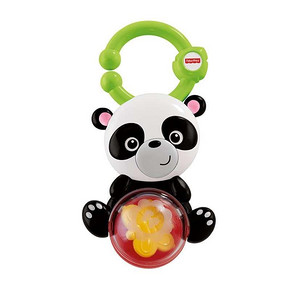Fisher-price 费雪 缤纷动物之熊猫摇铃 19.9元