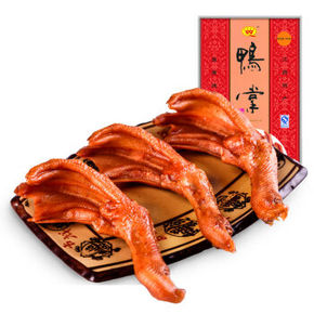 煌上煌 真空包装熟食鸭掌 250g 11.1元