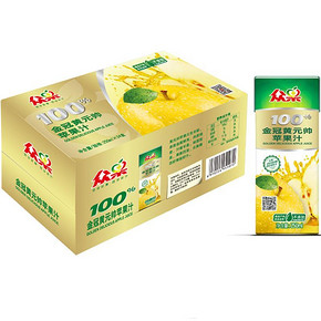 折1.2元/盒# 众果 金冠黄元帅苹果汁 250ml*24盒 28.8元