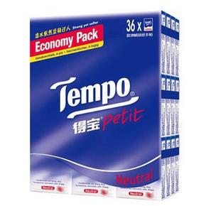 Tempo 得宝 迷你4层手帕纸 36包 19.9元