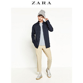 双11提前购物车# ZARA 男装抵肩设计衬衫 99元包邮