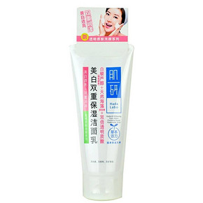 肌研 美白双重保湿洁面乳 100g 17元