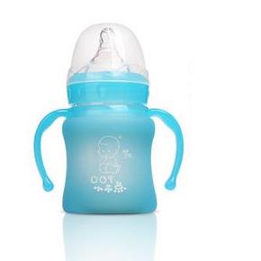 小不点 温感防摔宽口径玻璃奶瓶 120ml  29.9元包邮(89.9-60券)