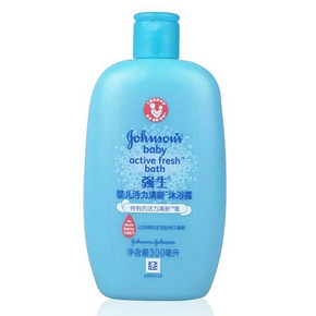 强生 婴儿活力清新沐浴露 300ml 9.9元