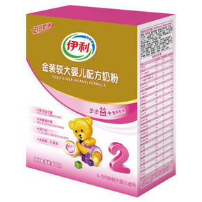 伊利 金装较大婴儿配方奶粉 2段 400g 11.1元