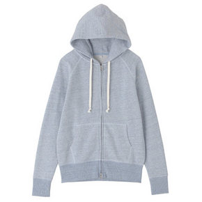 双11提前购物车# MUJI 无印良品 毛圈棉女款连帽卫衣 99元