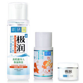 曼秀雷敦 肌研极润保湿化妆水170ml+保湿乳90ml+保湿霜14g 99元包邮(199-100券)
