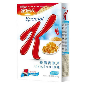 家乐氏 香脆麦米片 370g 9.9元
