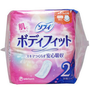 尤妮佳 干爽透气日用卫生巾20片*2包 折22元(39，99选5)