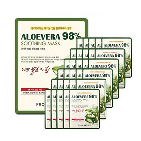 来个芦荟# FROM NATURE 98％芦荟凝胶面膜 10片 19.9元