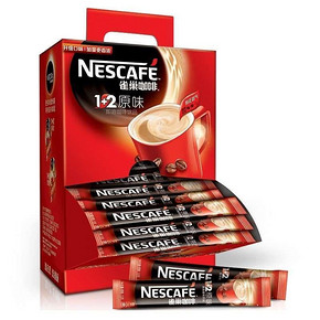 雀巢咖啡 1+2原味 1.5kg (100条x15g)  49.9元