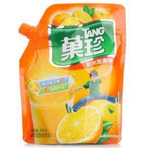 果珍 阳光甜橙 壶嘴装400g 折8.3元(12.5，买3免1)