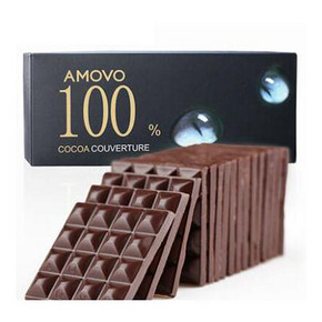 Amovo 魔吻 无糖极苦纯黑巧克力 120g*2件 39.9元(2件5折)