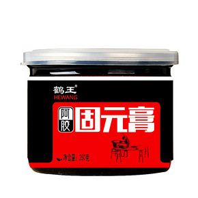 秋冬进补# 鹤王 阿胶固元膏 250g 29.9元包邮(109.9-80券)