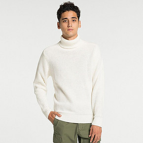 双11提前购物车# UNIQLO 优衣库 两翻领针织衫 124.5元包邮