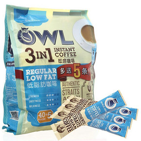 OWL 猫头鹰 三合一即溶咖啡 900g 19.9元(29.9-10券)