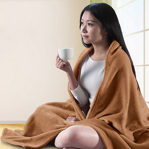 毯上过冬# 斯普丽 加厚法兰绒毛毯 16.9元包邮(26.9-10券)
