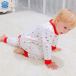 百奇氏 新生儿加厚保暖连体衣  29.9元包邮