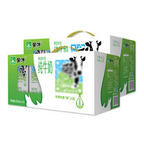 预售倒计时# 蒙牛 精选牧场纯牛奶 250ml×12盒*2箱 54元包邮(定金10+尾款44)