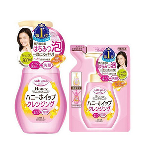 预售倒计时# 高丝 蜂蜜泡沫卸妆洁面200ml+送替换装 74元(定金10+尾款64)
