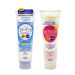 预售倒计时# KOSE 高丝 Softymo胶原卸妆乳+洗面奶 2支 60元(定金10+尾款50)