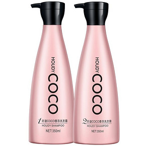 好迪 COCO香水洗发露 350ml*2瓶 21.9元包邮(26.9-5券)