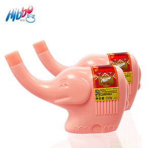 HIBBO 喜宝 大笨象儿童二合一沐浴露 210g*2瓶  9.9元包邮