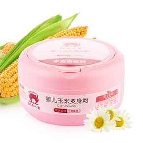 红色小象 婴儿玉米爽身粉 120g  17元包邮(27-10券)