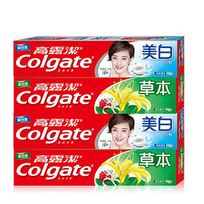 高露洁  经典草本防蛀清新牙膏560g*4  15.9元包邮(17.9-2券)
