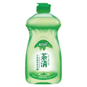蓝月亮 茶清天然绿茶洗洁精 500g 折5元(9.8，199-100)