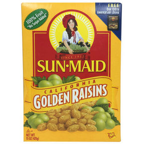 美国进口 阳光少女 Sun-Maid 金葡萄干 425g 44元(39.9+4.1)