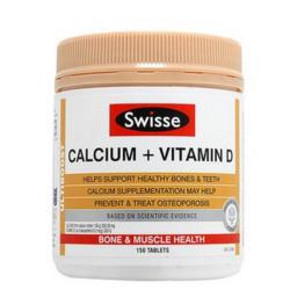 Swisse 钙 维生素D片 150粒 折68元(352-80券)