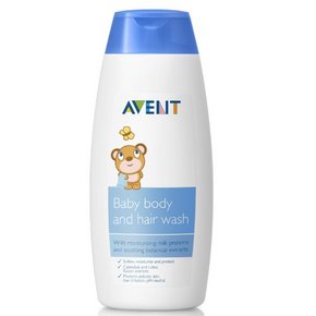 飞利浦 AVENT 新安怡 婴儿二合一洗发沐浴露 200ml 折13.5元(18,2件5折)