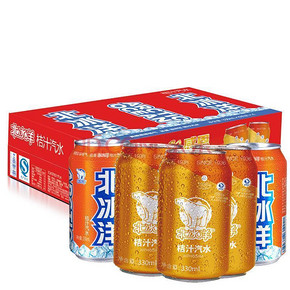 北冰洋 桔汁汽水 330ml*24罐 79.9元