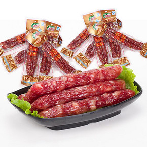 名香园 广西特产甜肠纯肉肠 70g*10包 18.8元包邮(28.8-10券)