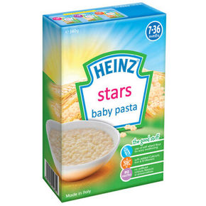 Heinz 亨氏 婴幼儿辅食 星星意面 7-36个月 340g 折11元(99选10件)