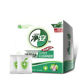 Cleafe 净安 马桶清洁剂 蓝泡泡 16粒  14.9元包邮(29.9-15券)