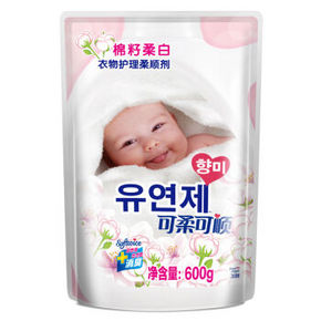 可柔可顺 衣物柔顺剂 棉籽柔白 600ml 折2.4元(3件5折)